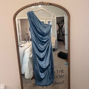 Elliatt Satin Blue Dress